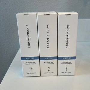 3 Rodan + Fields new unopened Redefine Pore Refining Toners